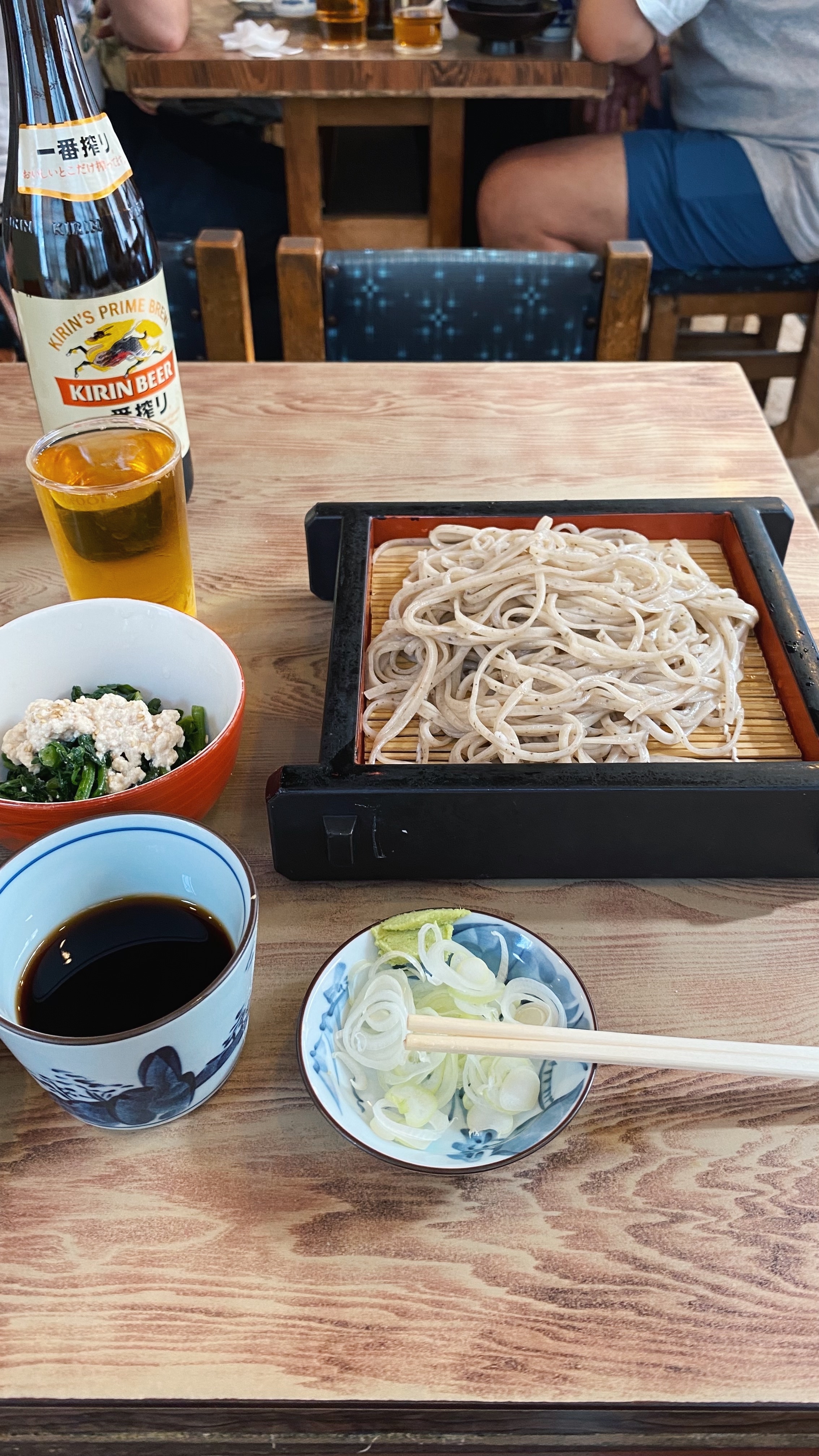 なにも予定がない週末は、ふらりと蕎麦屋へ。
